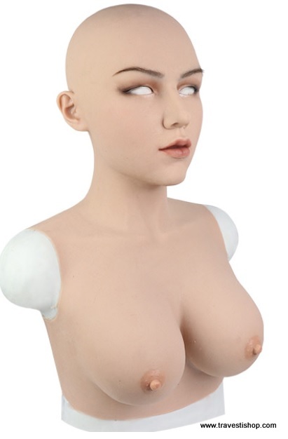 MASQUE AVEC FAUX SEINS D TRAVESTI (6)