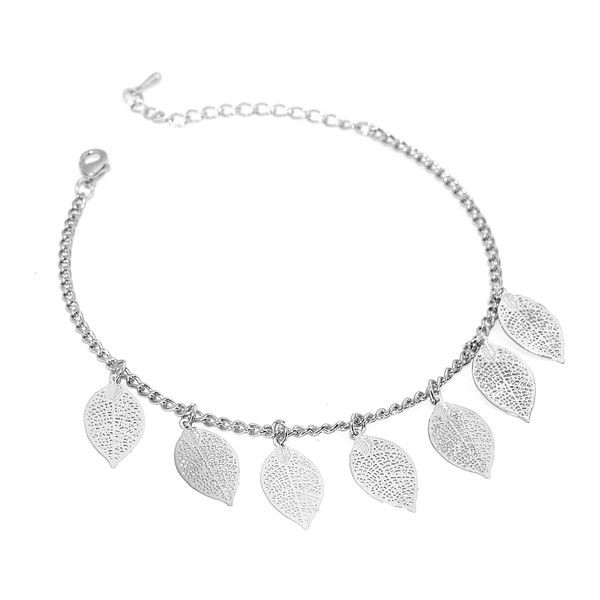 bracelet-fantaisie-pour-femme-couleur-argente-feuilles-pendantesd