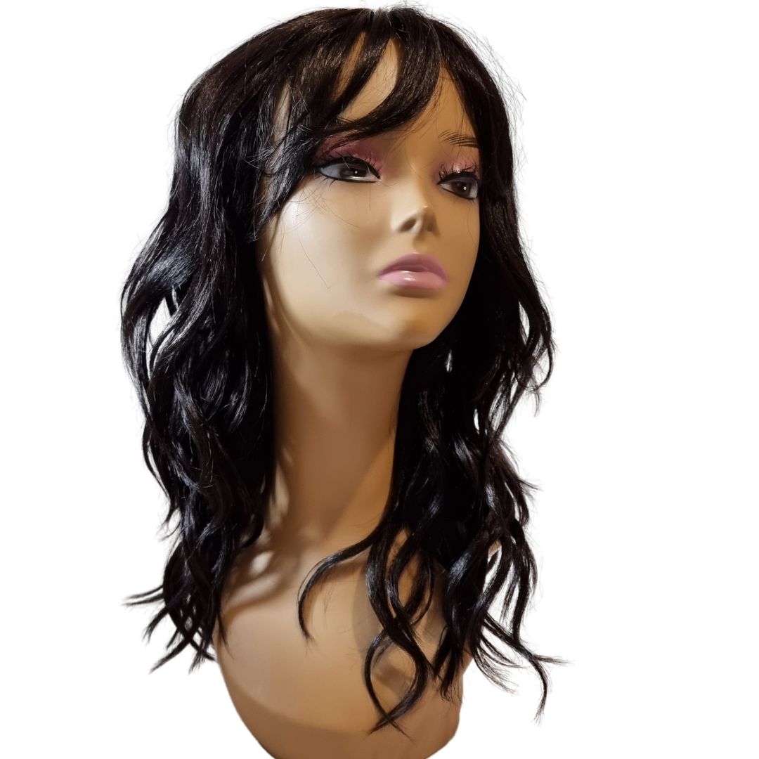perruque travesti brune