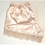 shorty satin travesti champagne