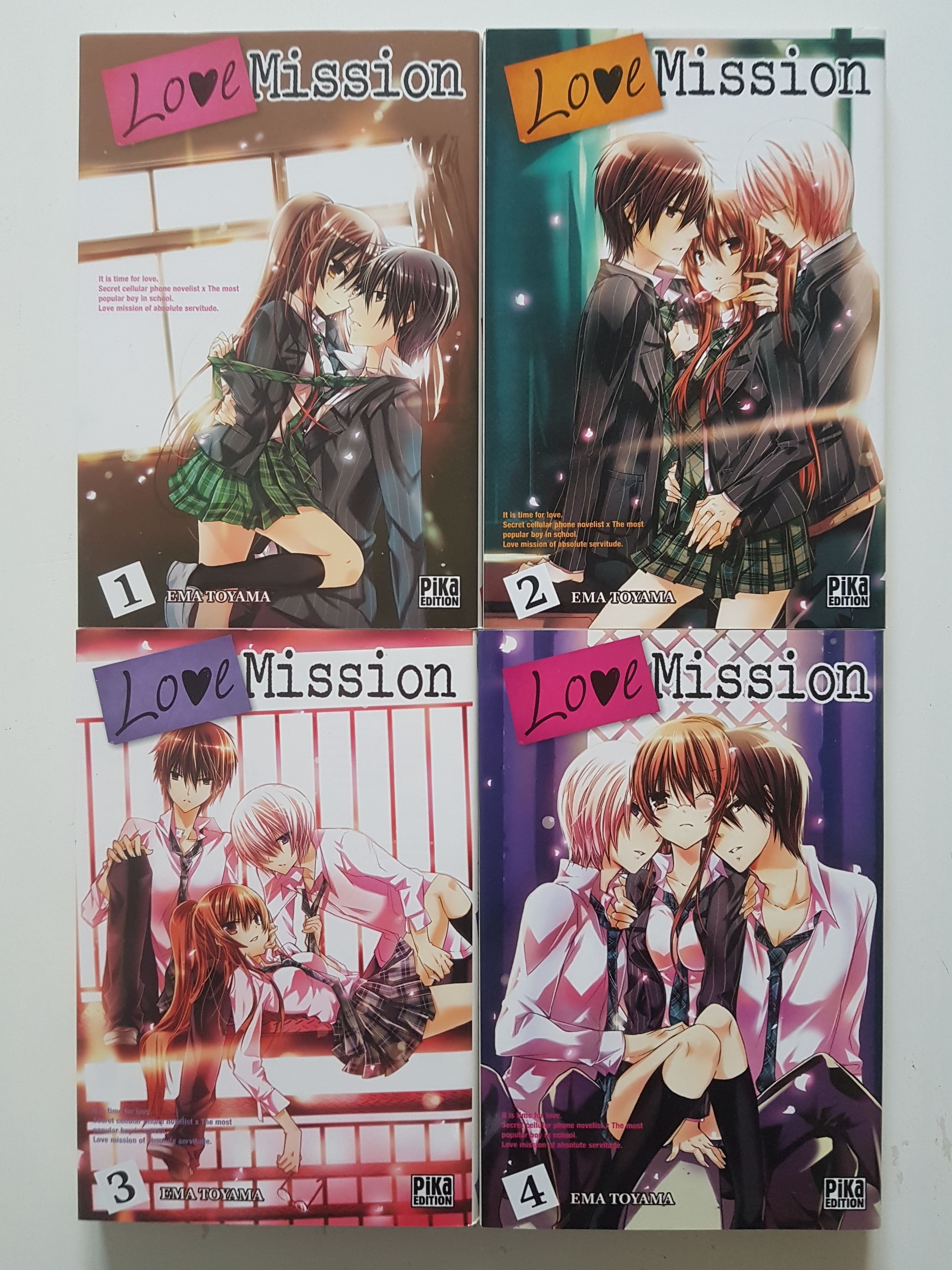 Love Mission : Tome 1 À 4 (Manga De Ema Toyama)
