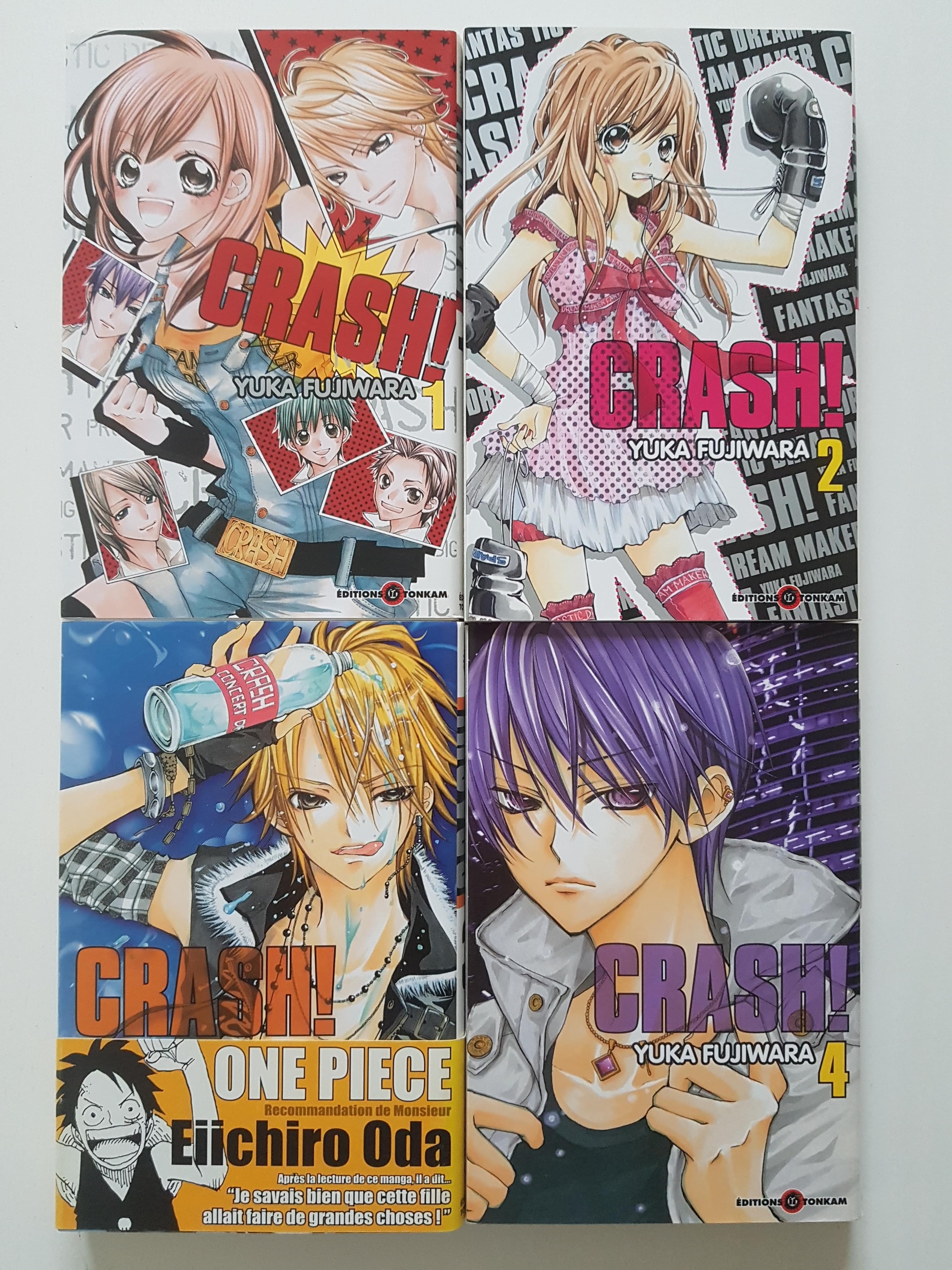 Crash : Tome 1 À 4 (Manga De Yuka Fujiwara)