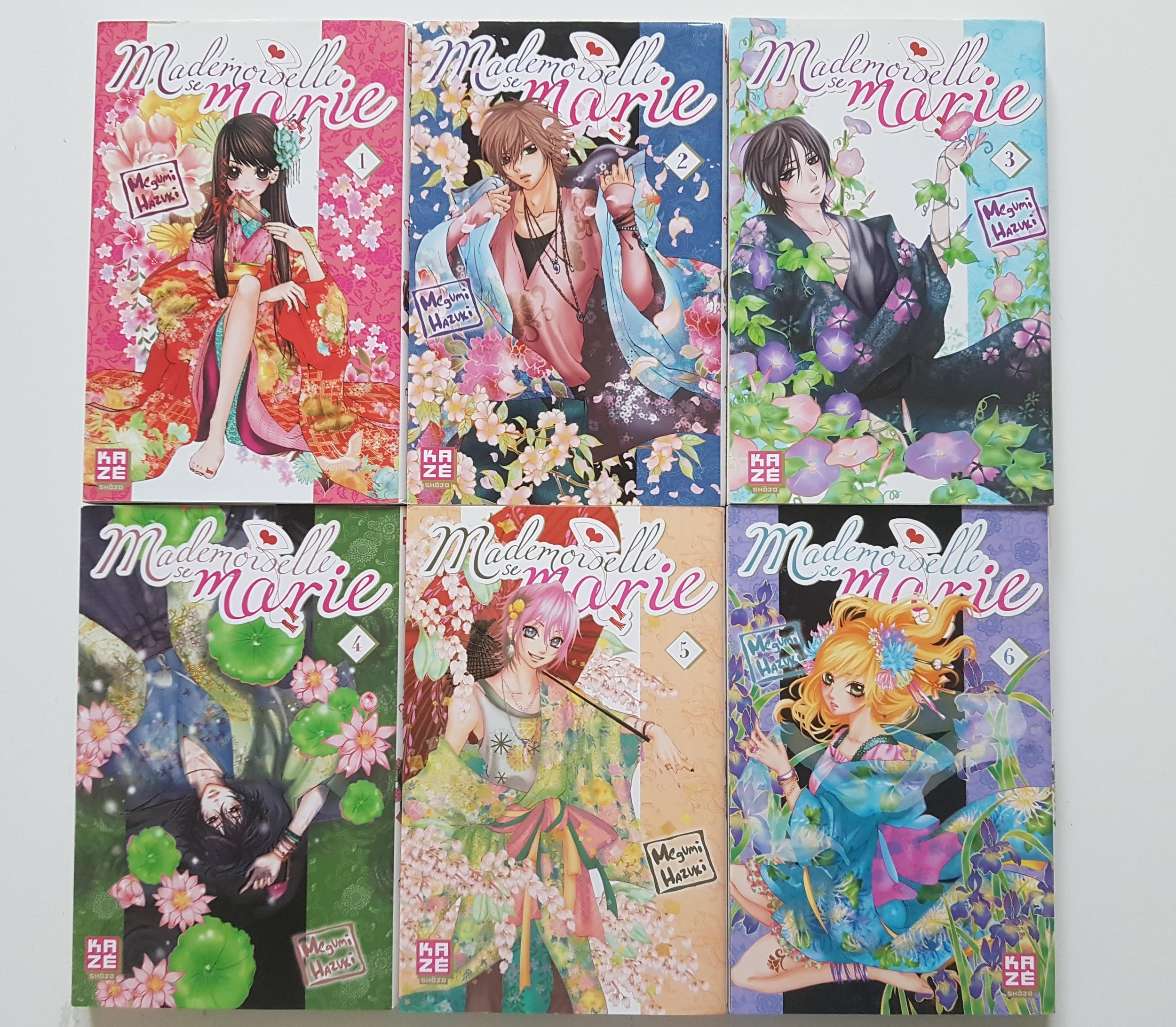 Mademoiselle Se Marie : Tome 1 À 6 (Manga De Megumi Hazuki)