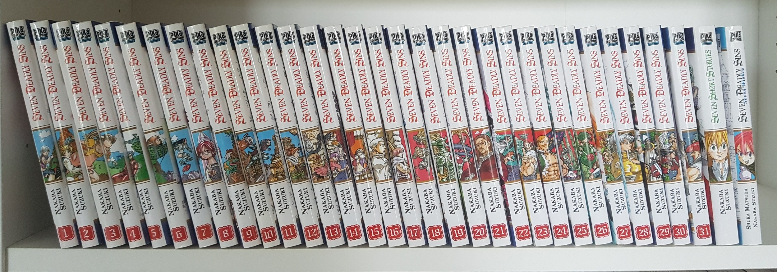 Seven Deadly Sins : Tome 1 À 31 + seven stories + seven wishes (Manga De Nakaba Suzuki)