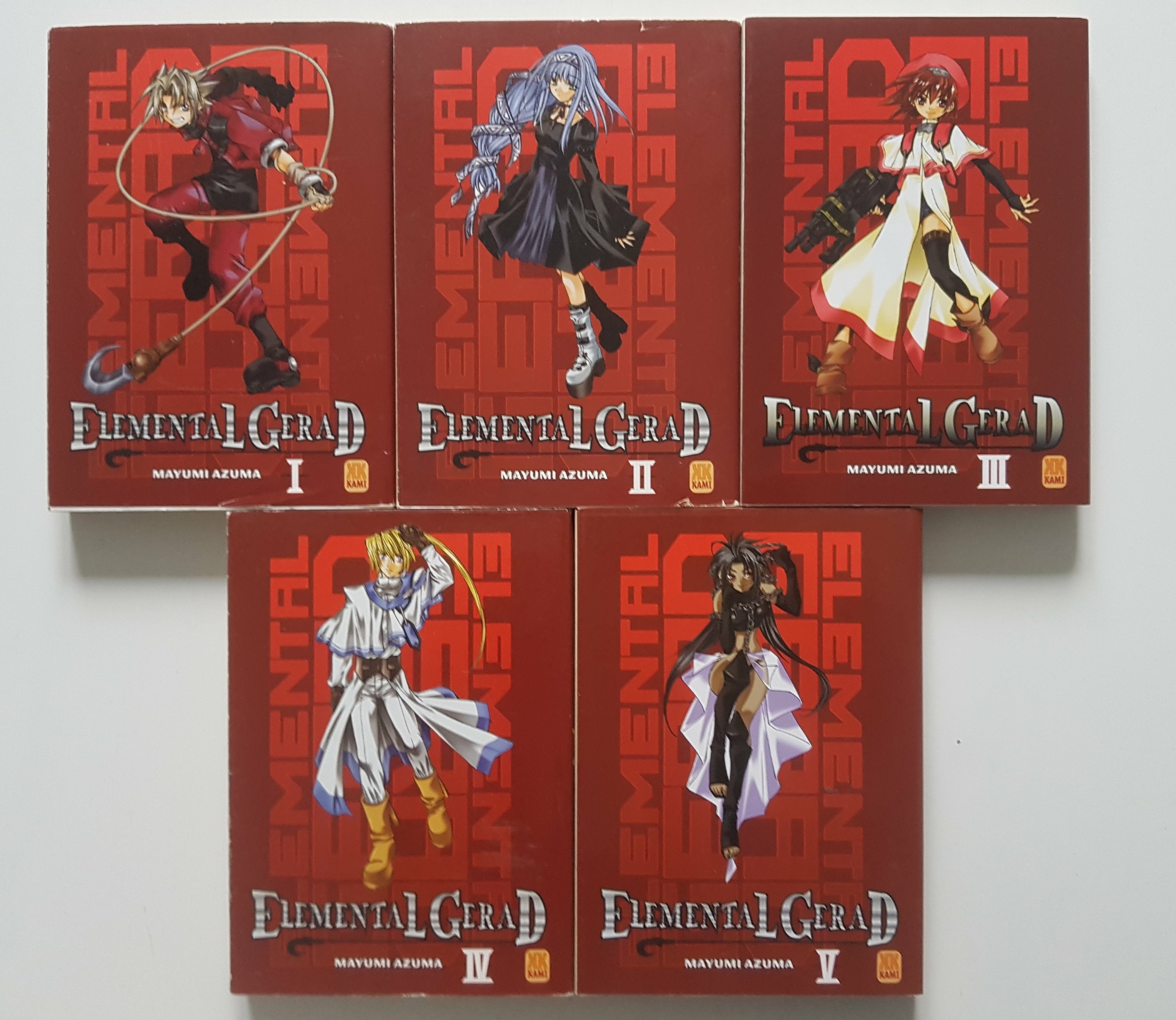 Elemental Gerad : Tome 1 À 5 (Manga De Mayumi Azuma)