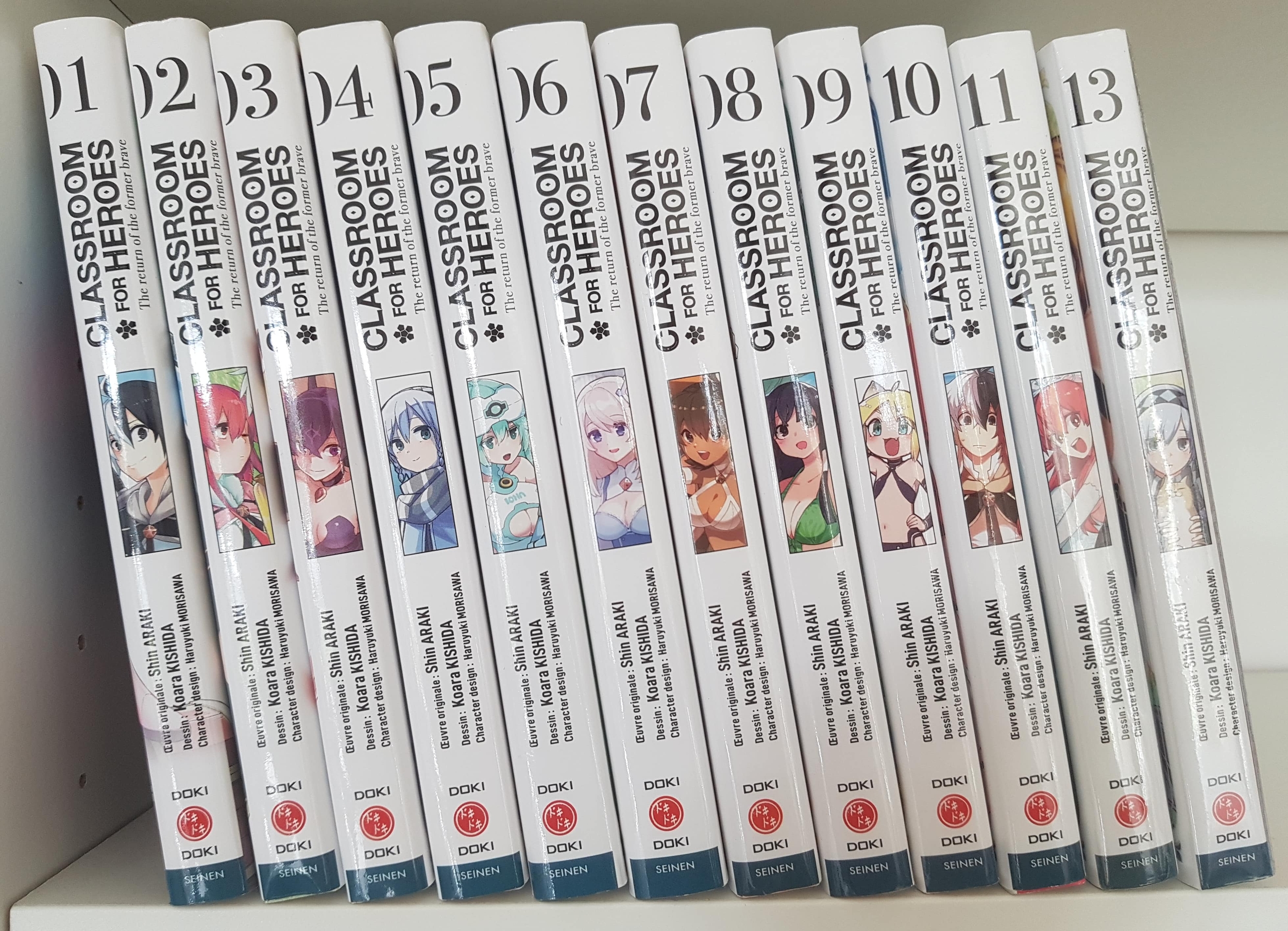 Classroom for heroes : Tome 1 à 11+13 (manga de Koara KISHIDA)