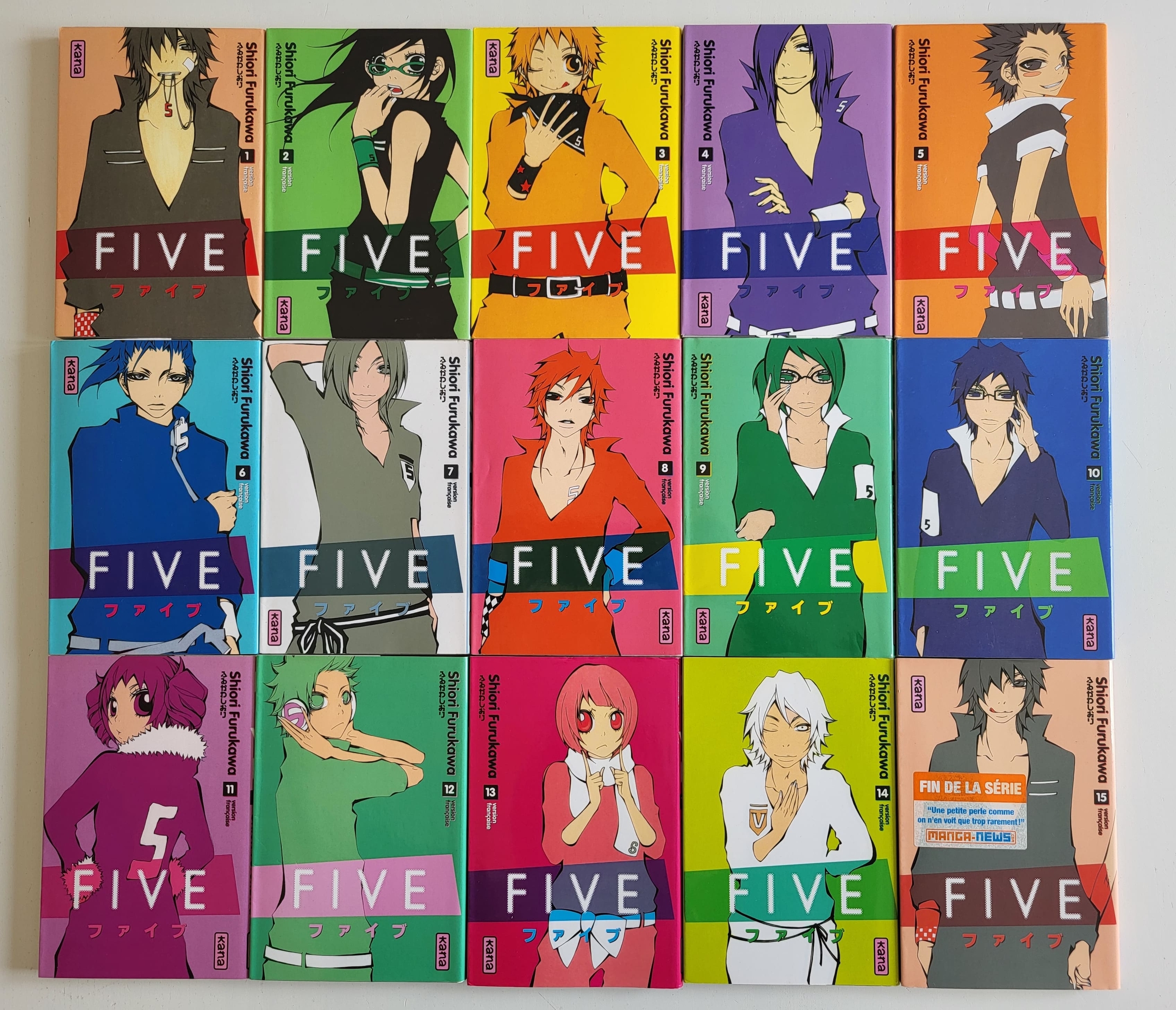 Five Intégrale : Tome 1 À 15 (Manga De Shiori Furukawa)