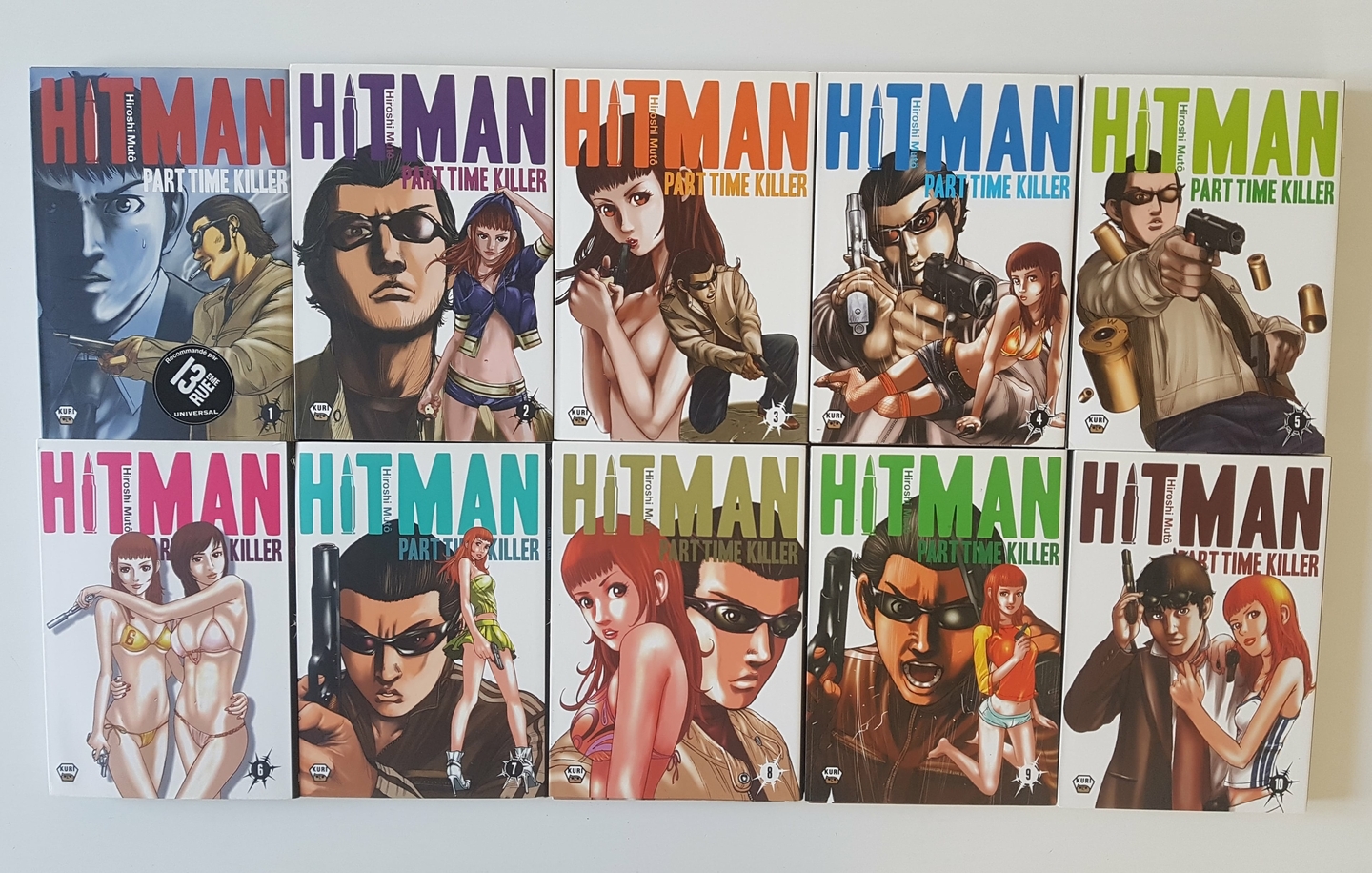 Hitman Part Time Killer Intégrale : Tome 1 à 10 (manga de Hiroshi MUTô ...