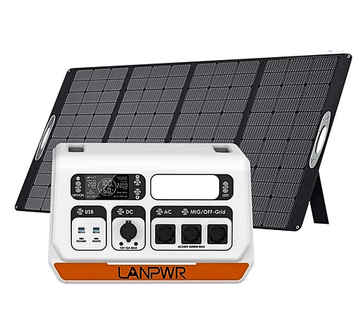 lanpwr 2400 avec panneau solaire 400w