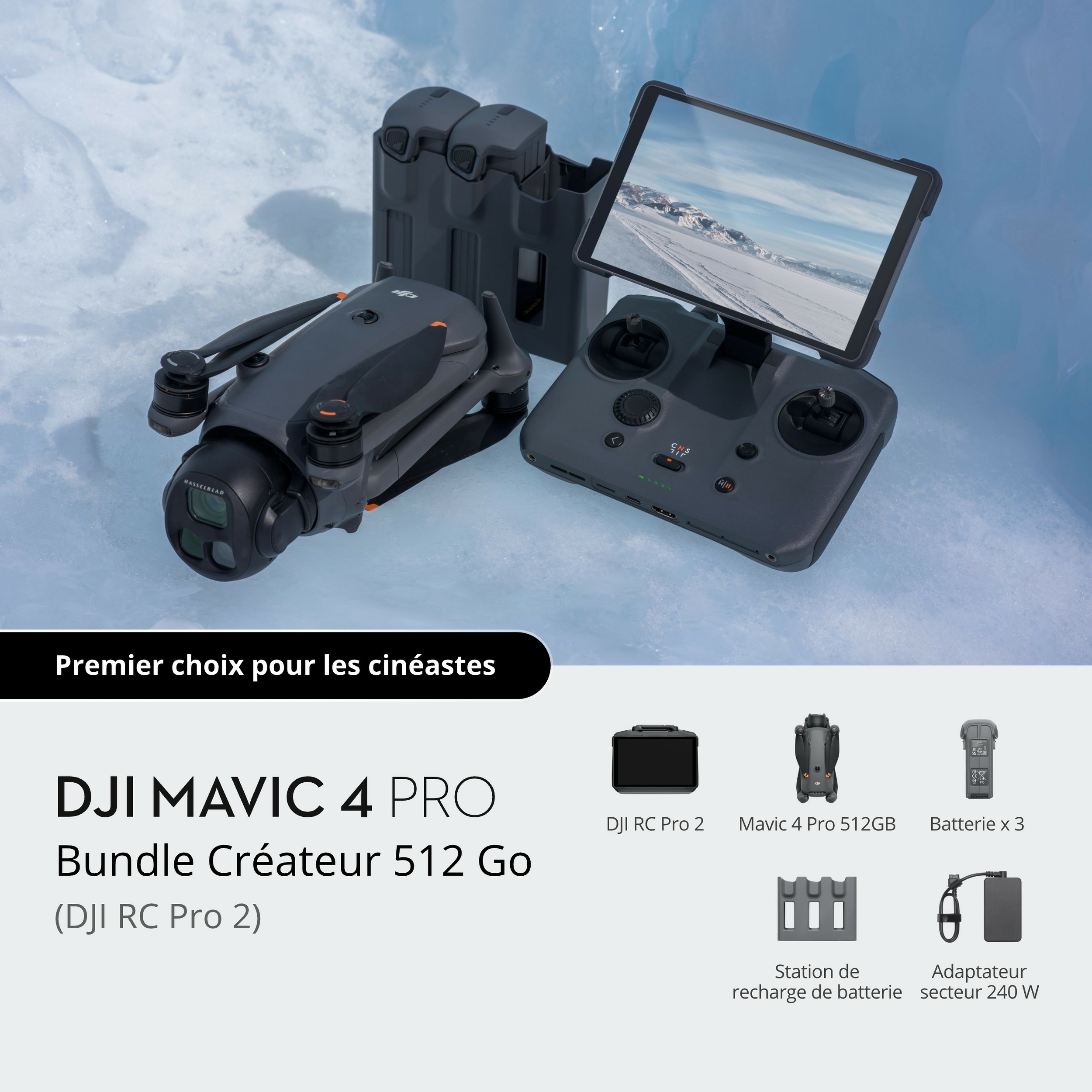 dji mavic 4 pro bundle createur