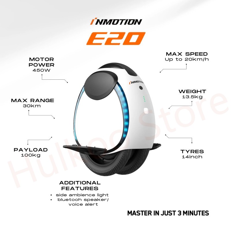 Inmotion-Monocycle électrique E20