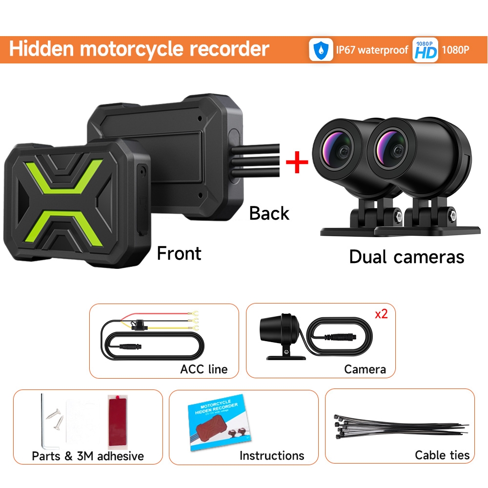 Dashcam Moto JIUYIN