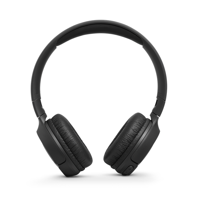 Vue de face du casque sans fil JBL Tune 500BT noir