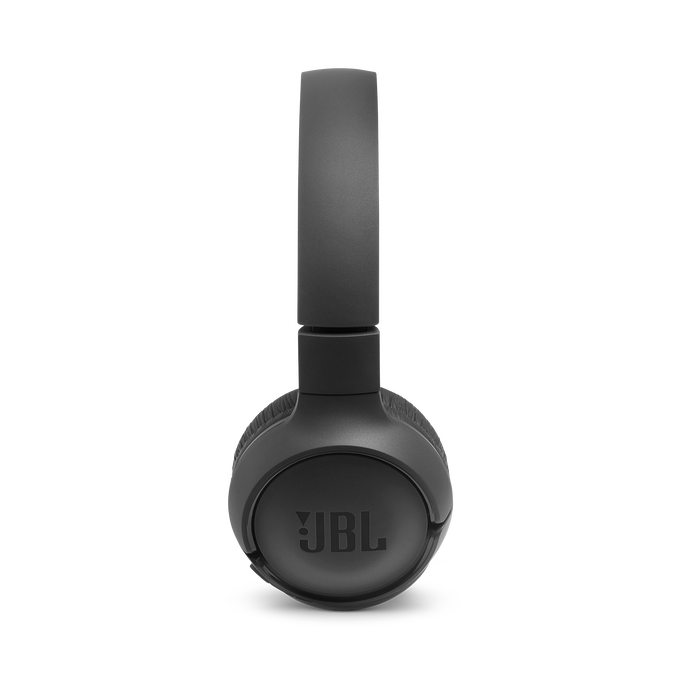 Vue latérale du casque Bluetooth JBL Tune 500BT noir