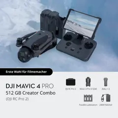 Vue complémentaire du pack DJI Mavic 4 Pro Creator Combo
