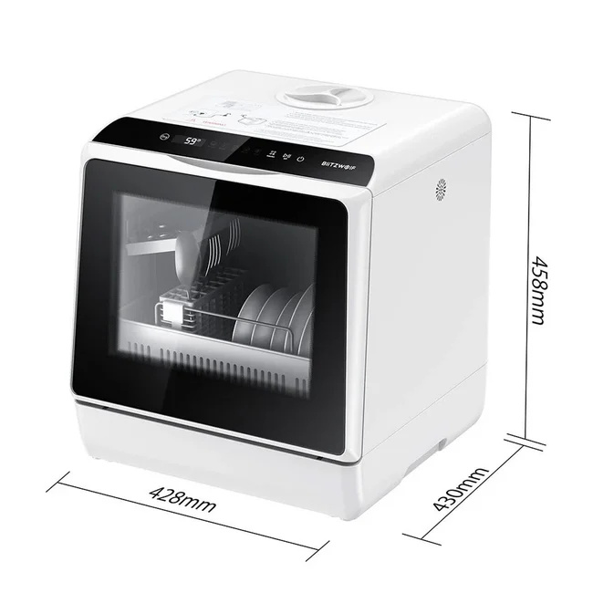 Détail intérieur du lave-vaisselle compact BlitzHome BH-CDW1