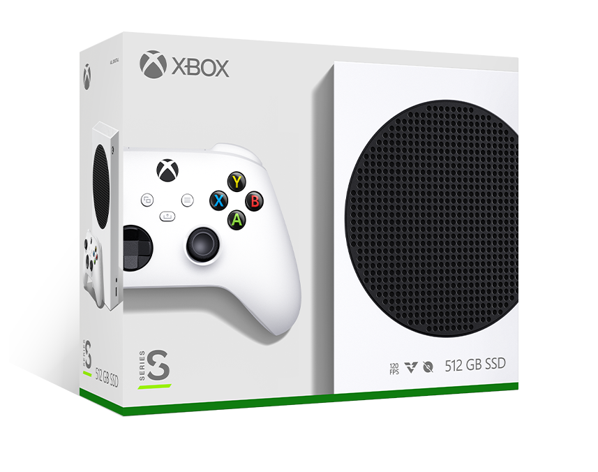 Emballage officiel de la console Xbox Series S blanche 512 Go