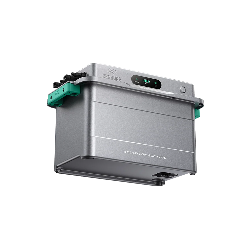 Zendure SolarFlow 800 Plus, vue officielle du dessus du système de stockage solaire