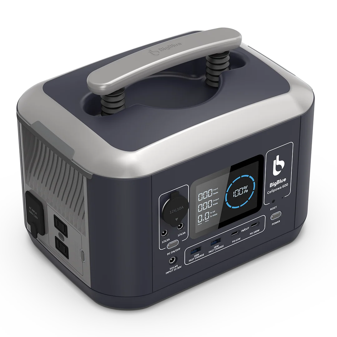 BigBlue CellPowa 600, vue officielle complémentaire de la station électrique portable