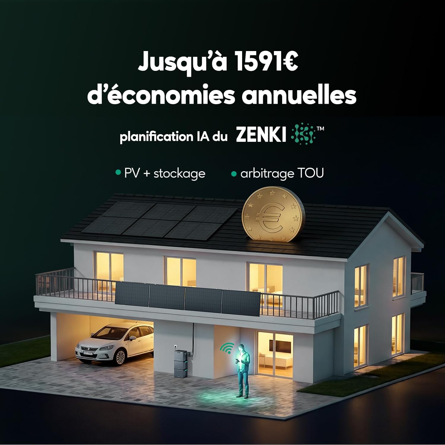 Zendure SolarFlow 2400 Pro – Batterie solaire 2,4 kWh 5