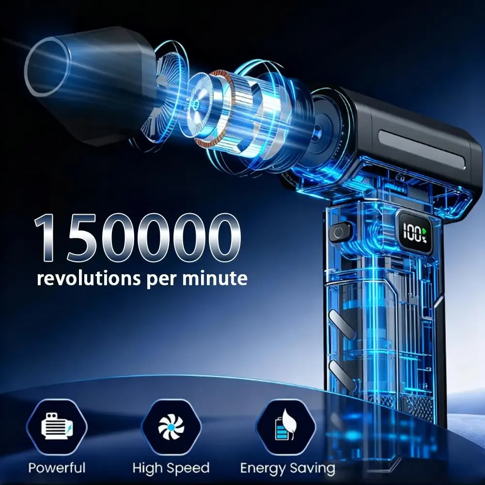 Souffleur dair turbo sans fil 150 000 tr/min – dépoussiéreur portable 3
