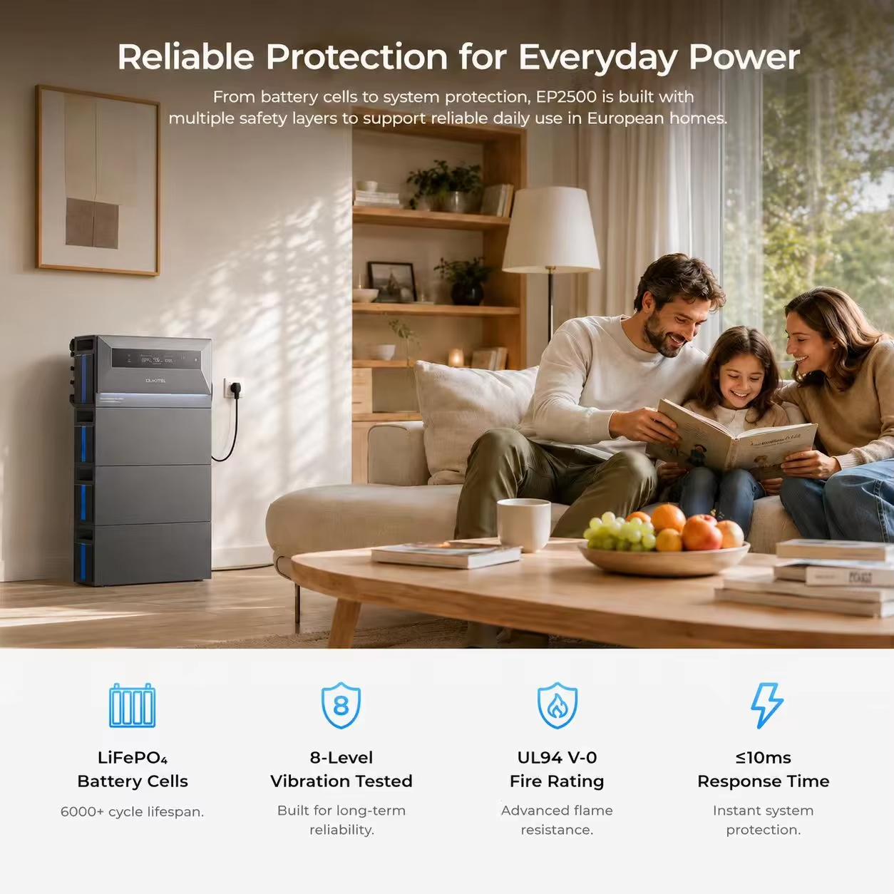Centrale solaire Oukitel EP2500, vue 8
