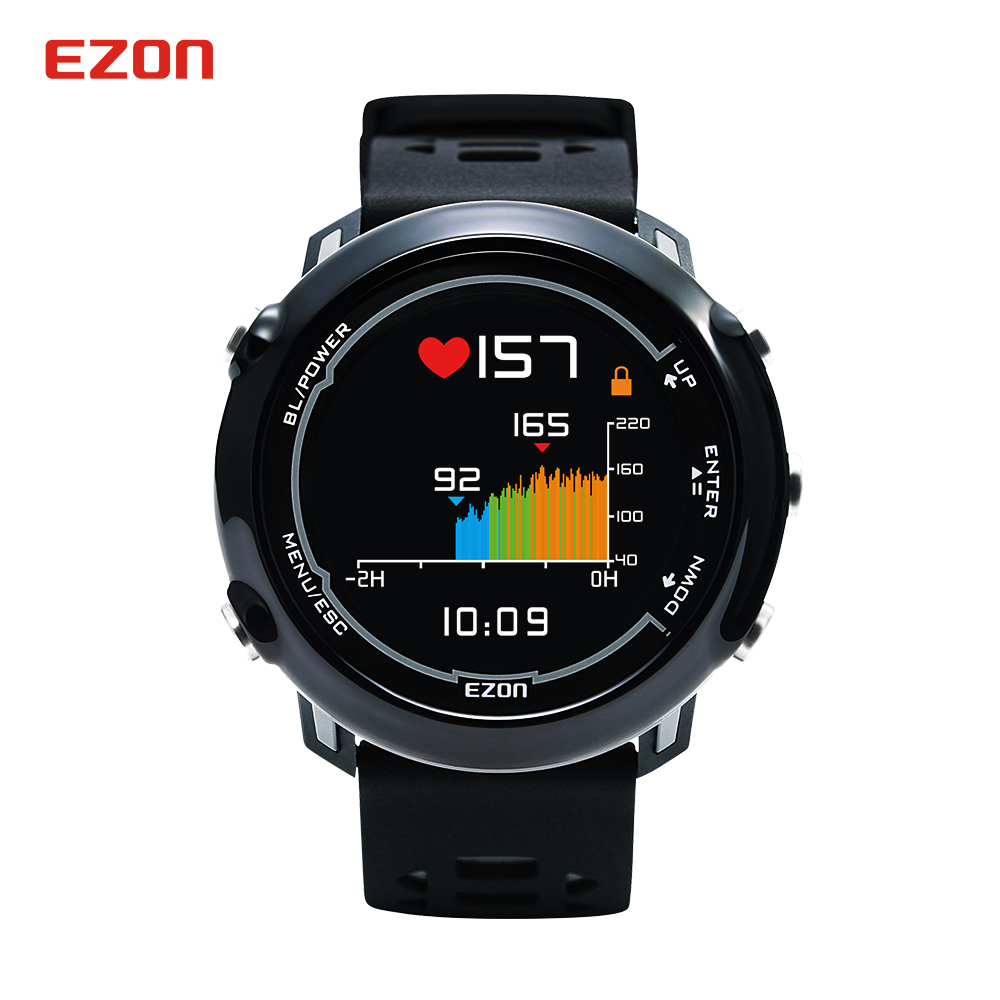 EZON-E2-1-2-Pouce-Bluetooth-Montre-Smart-Watch-GPS-Moniteur-de-Fr-quence-Cardiaque-Professionnel