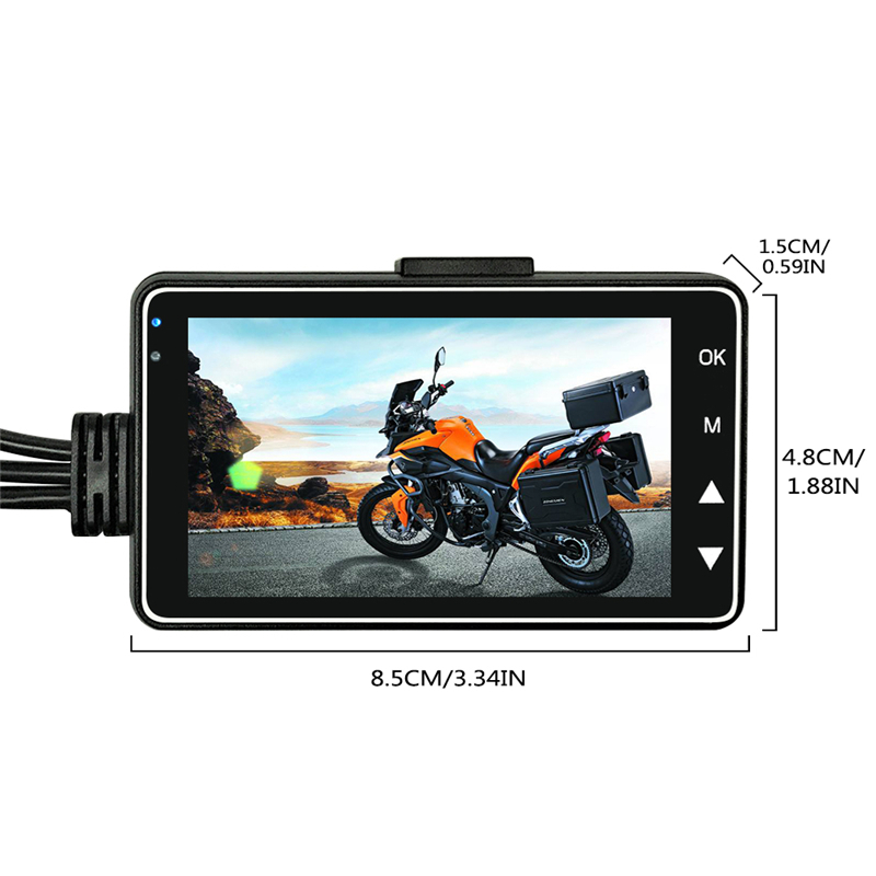 Moto-Cam-ra-DVR-Moteur-Dash-Cam-avec-Sp-cialis-s-Double-voie-Avant-Arri-re