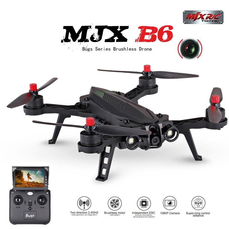 MJX-B6-Bugs-6-RC-Quadrocopter-Drone-avec-moteur-sans-brosse-1600kv-HD-Wifi-cam-ra