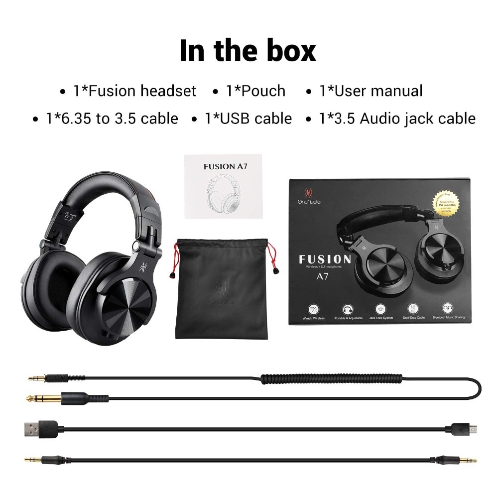 Casque-d-coute-Bluetooth-Fusion-OneOdio-casque-d-enregistrement-Studio-avec-port-partag-moniteur-professionnel-filaire
