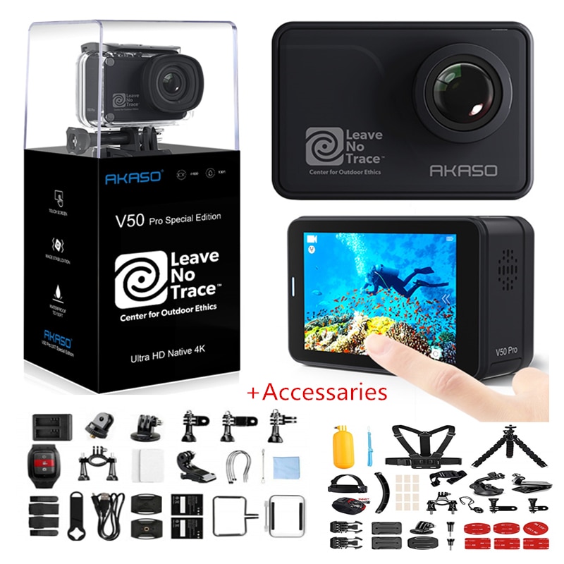 Caméra d’action AKASO V50 Pro pour filmer les activités sportives