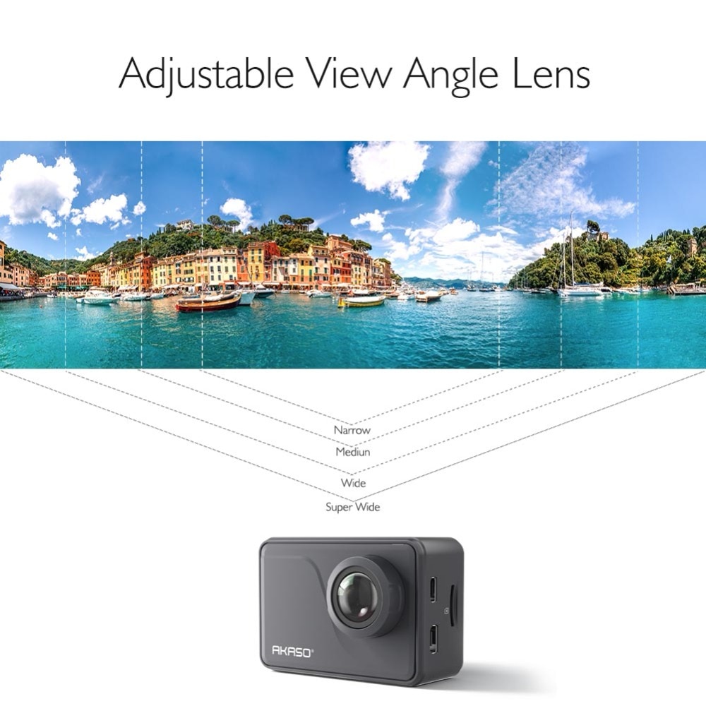 Caméra sport AKASO V50 Pro compacte pour les aventures en plein air