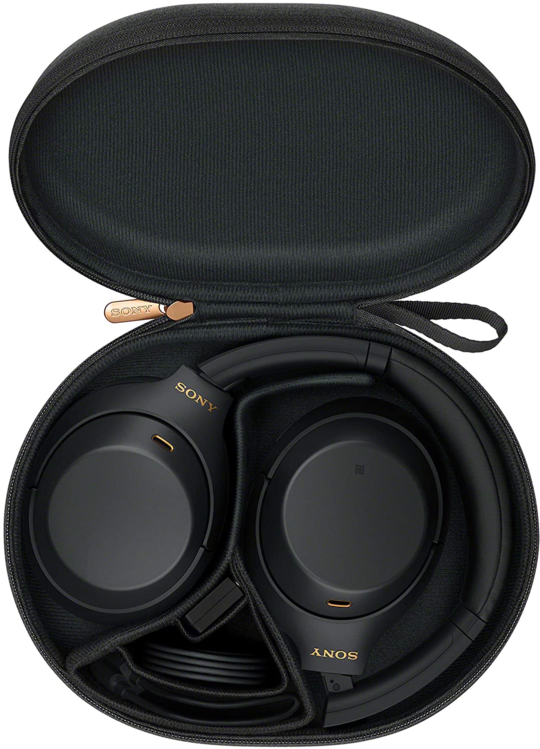 Casque Sony WH-1000XM4 avec coussinets circum-auriculaires