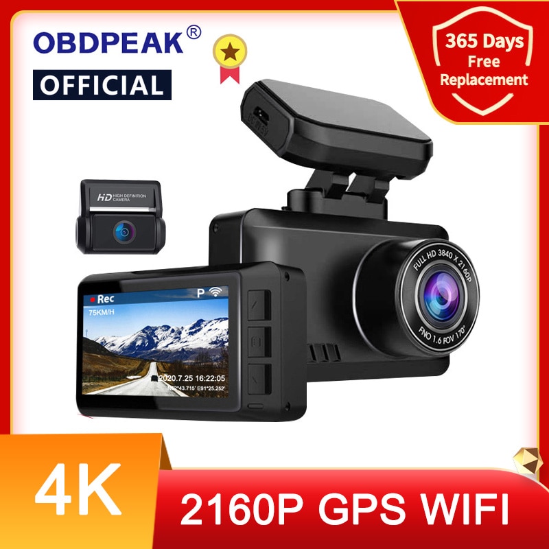 OBDPEAK-cam-ra-de-tableau-de-bord-double-objectif-M63s-Ultra-HD-4K-enregistreur-vid-o