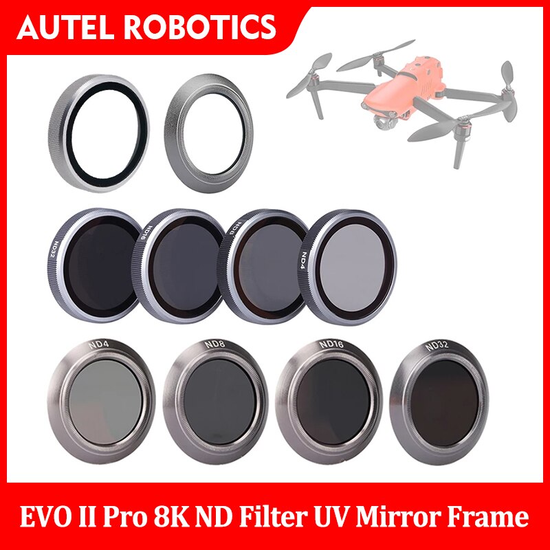 Autel-robotique-EVO-II-Pro-8K-ND-filtres-cadre-de-miroir-UV-Fader-de-densit-neutre