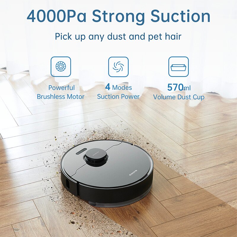 Promo-Code-FRSEP30-Dreame-Bot-L10-Pro-aspirateur-Robot-pour-la-maison-superbe-Navigation-LiDAR