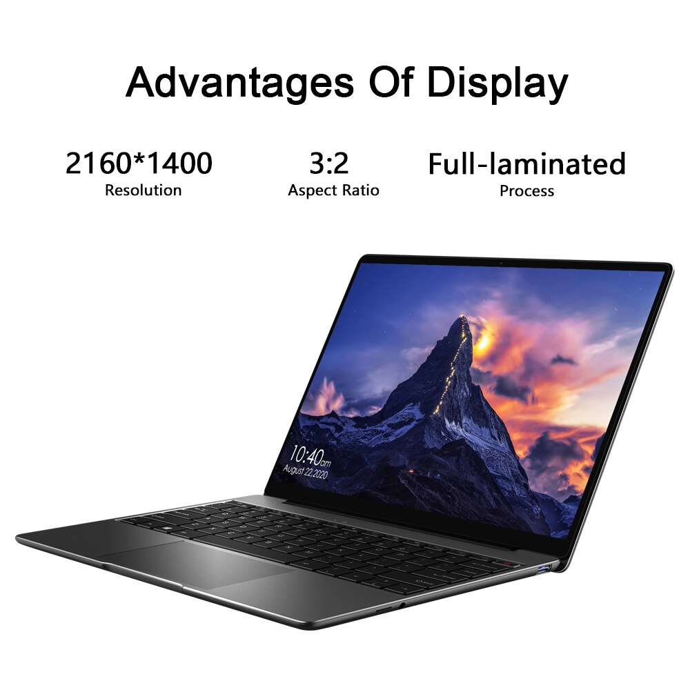 Ordinateur portable CHUWI GemiBook X avec écran 2K de 13 pouces
