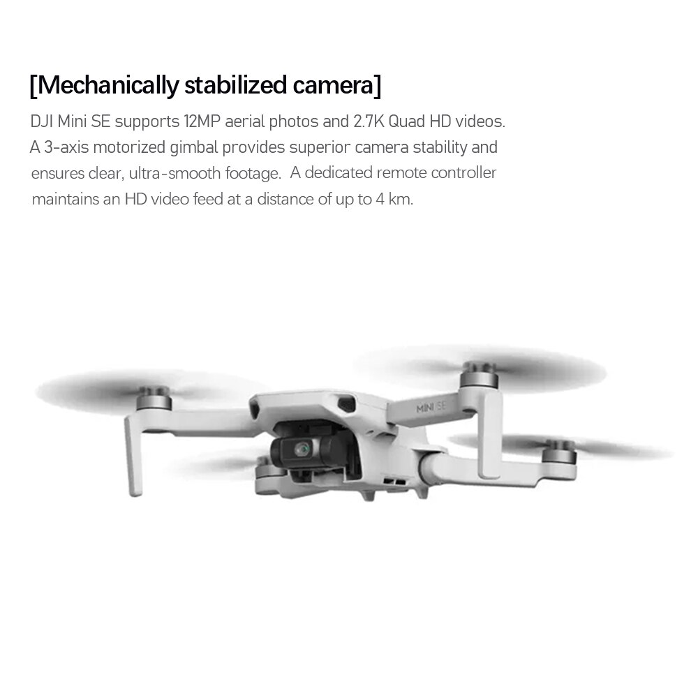 Drone-DJI-Mini-SE-SE-Fly-More-Combo-ultra-l-ger-pliable-3-axes-cardan-cam