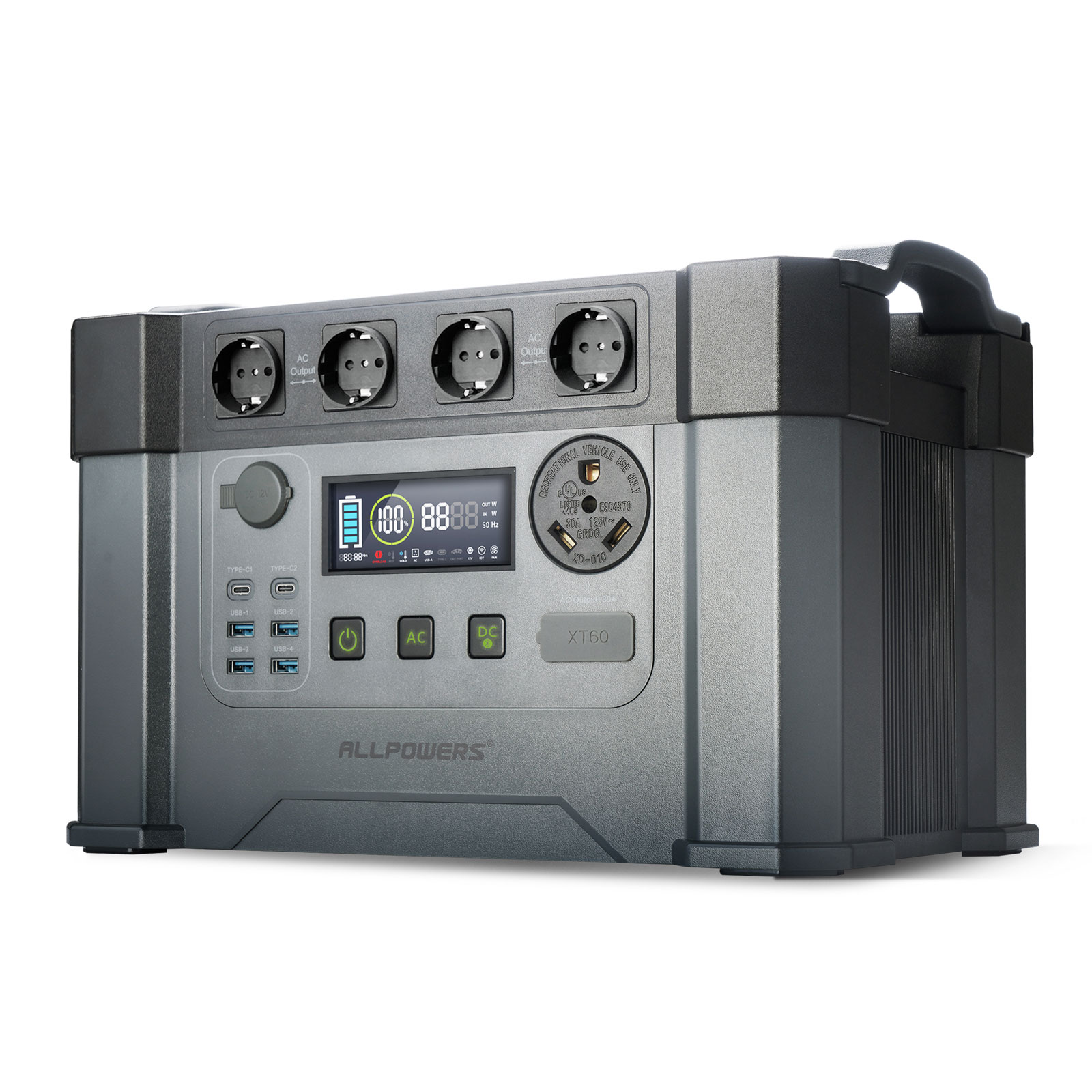 OUKITEL Générateur Électrique Portable P5000, 5120Wh LiFePO4
