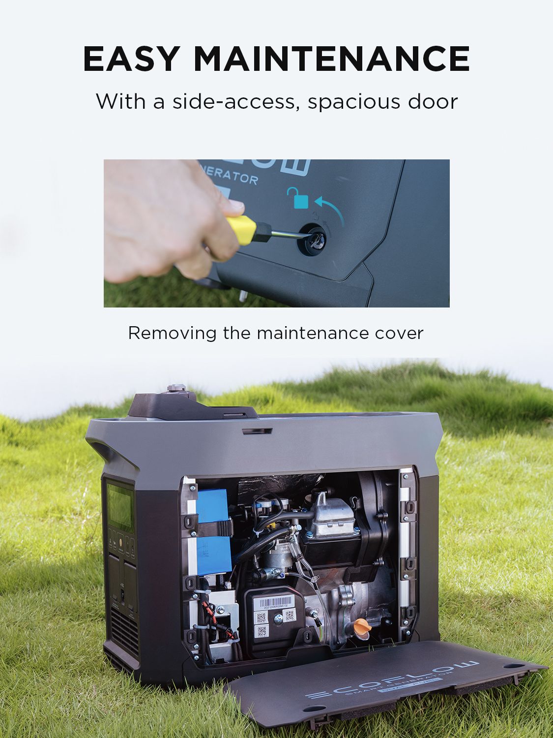 ECOFLOW Smart Generator (Bicarburant) 1800 W