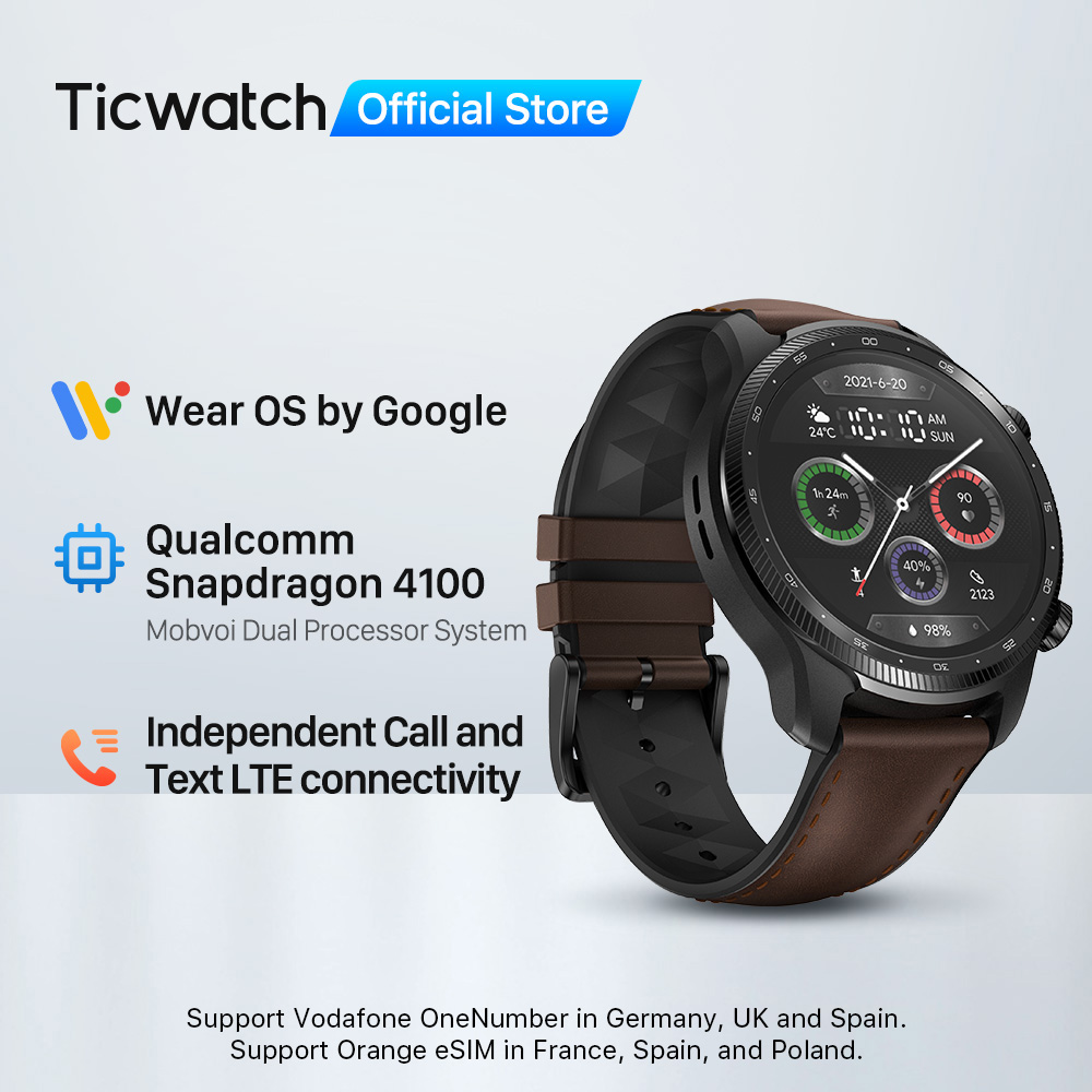 TicWatch-Pro-3-Ultra-LTE-Wear-OS-Smartwatch-Vodafone-et-Orange-Snapdragon-Wear-4100-Watch-Surveillance