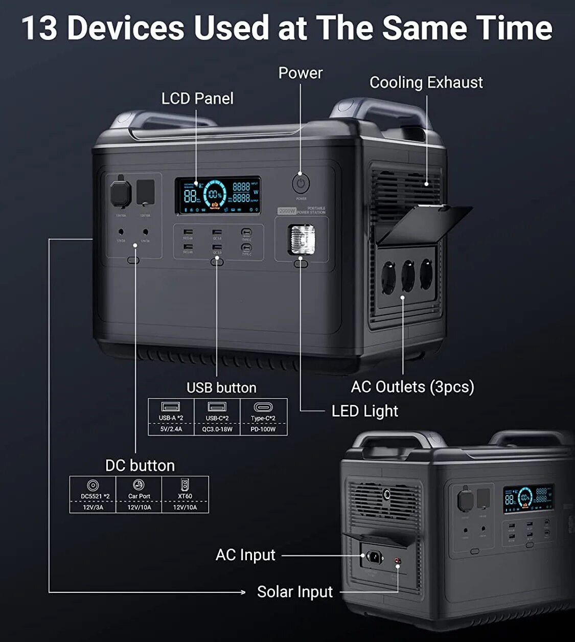 centrale portable vdl HS2000