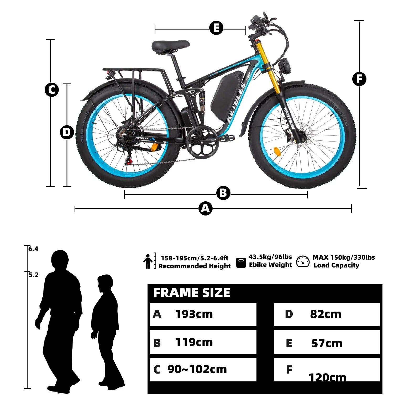 Vélo électrique KETELES K800PRO