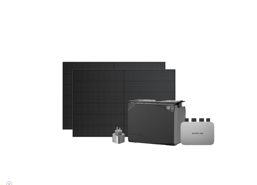 Kit solaire pour balcon EcoFlow PowerStream avec une batterie étanche