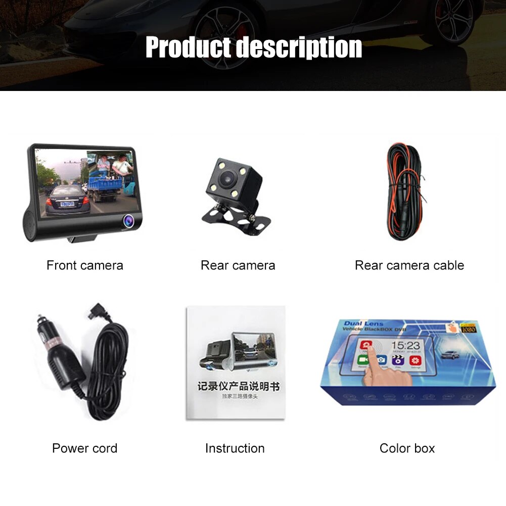 Camera-de-tableau-de-bord-1080P-3-canaux-avant-int-rieur-arri-re-enregistreur-cran