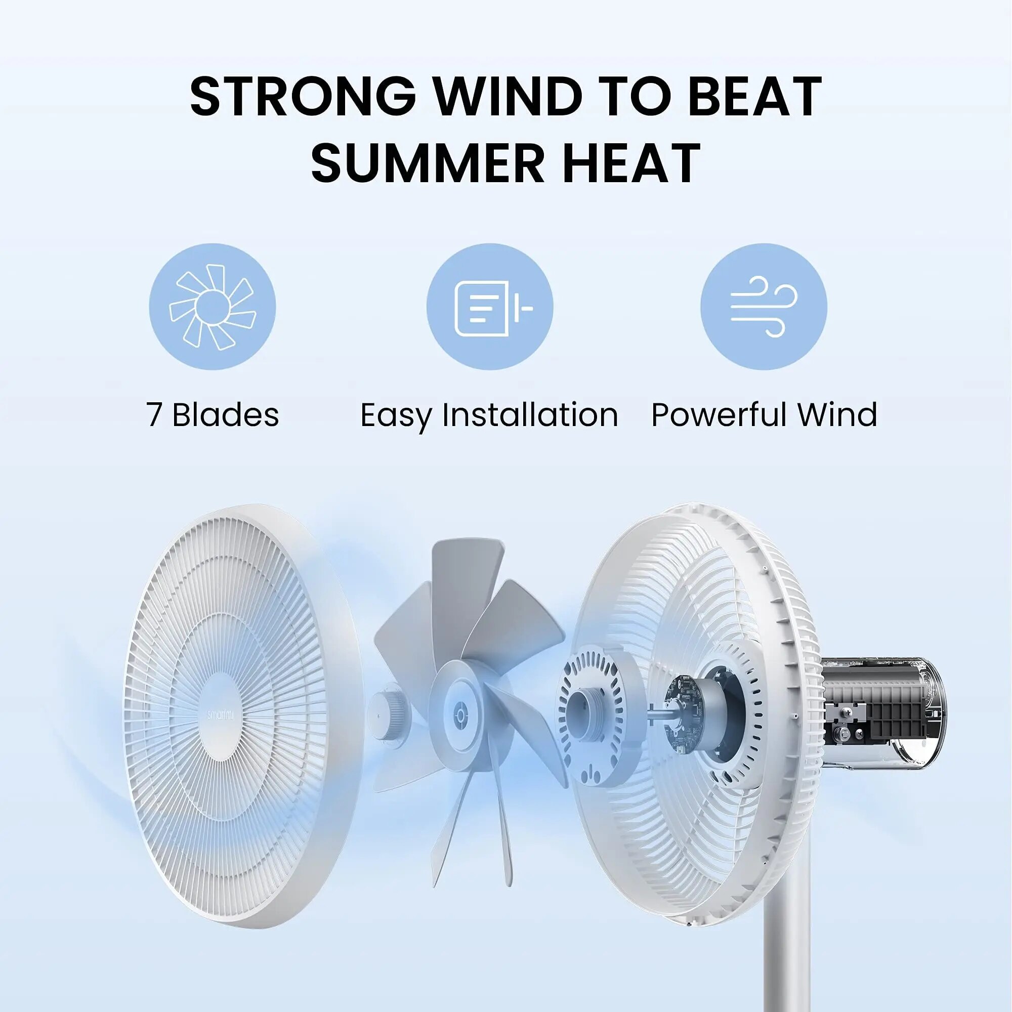 Ventilateur électrique smartmi fan 3