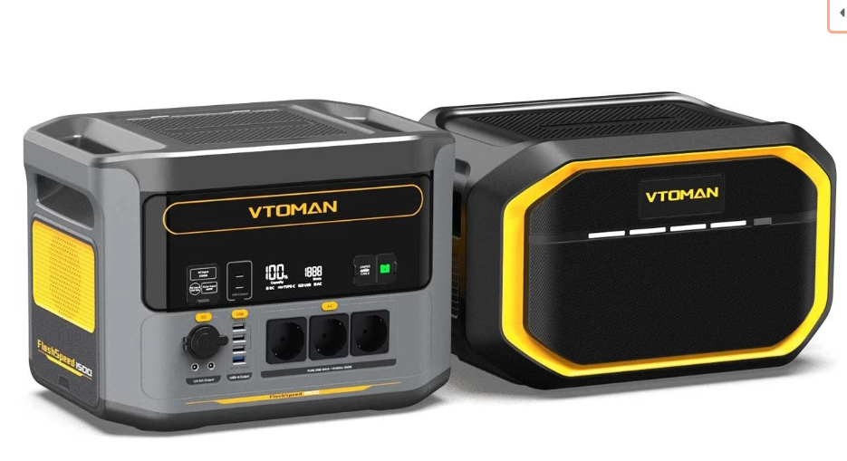 bundle station dalimentation portable VTOMAN FlashSpeed