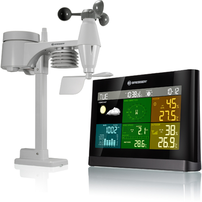 station meteo bresser 5.1 comfort noir complet