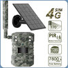 Caméra piège à sentiers HD 4 MP avec panneau solaire