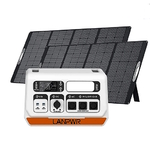 lanpwr 2400 avec 2 panneaux solaire 400w